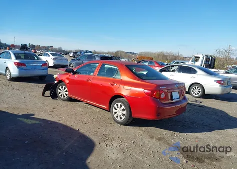 2009 Toyota Corolla Le z USA, uszkodzony, nr VIN JTDBL40E699036545